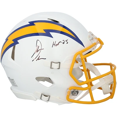 Antonio Gates San Diego Chargers Autographed Riddell 2022 Navy Color Rush Speed Authentic Helmet with "HOF 25" Inscription