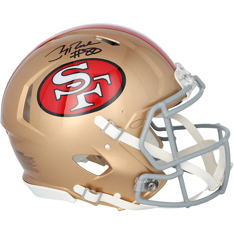 Jerry Rice San Francisco 49ers Autographed Riddell 1964-1995 Throwback Speed Authentic Helmet