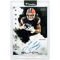 Jerry Jeudy Cleveland Browns Autographed 2025 Panini Black Smoke Show #SSS-JJY #31/50 Card