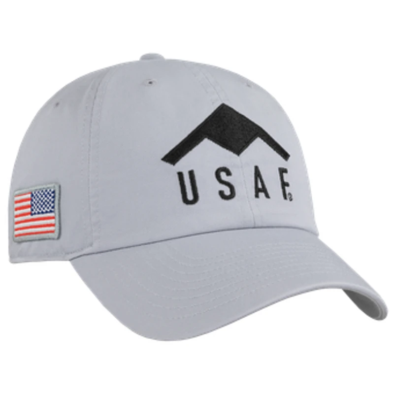 Men's Nike Gray Air Force Falcons 2026 Rivalry Collection Club Adjustable Hat