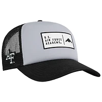 Men's Nike Gray/Black Air Force Falcons 2026 Rivalry Collection Rise A-Frame Foam Adjustable Trucker Hat