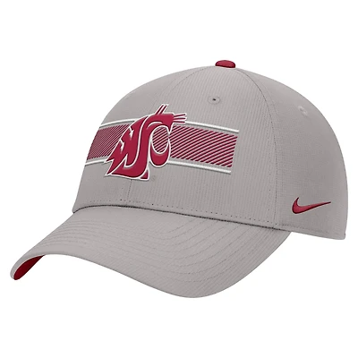Men's Nike Gray Washington State Cougars Ripstop Dri-FIT Adjustable Hat