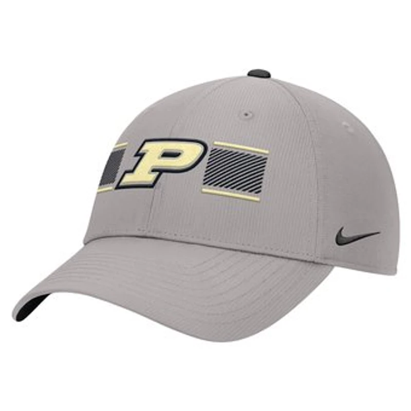 Men's Nike Gray Purdue Boilermakers Ripstop Dri-FIT Adjustable Hat