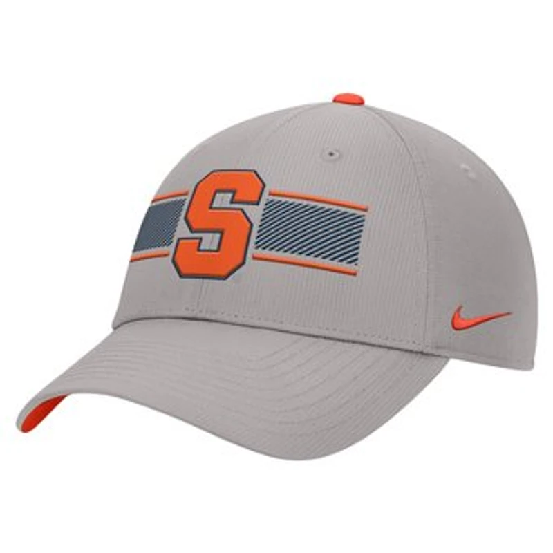 Men's Nike Gray Syracuse Orange Ripstop Dri-FIT Adjustable Hat