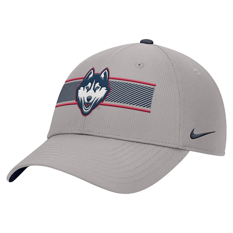 Men's Nike Gray UConn Huskies Ripstop Dri-FIT Adjustable Hat