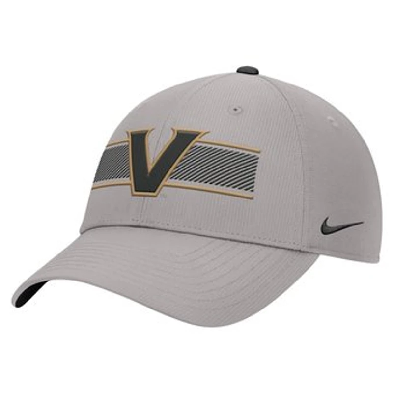 Men's Nike Gray Vanderbilt Commodores Ripstop Dri-FIT Adjustable Hat