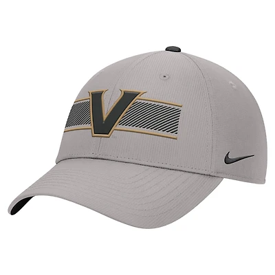 Men's Nike Gray Vanderbilt Commodores Ripstop Dri-FIT Adjustable Hat