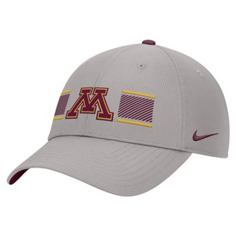 Men's Nike Gray Minnesota Golden Gophers Ripstop Dri-FIT Adjustable Hat