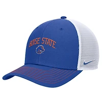 Men's Nike Royal Boise State Broncos Rise Adjustable Trucker Hat