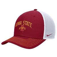 Men's Nike Cardinal Iowa State Cyclones Rise Adjustable Trucker Hat