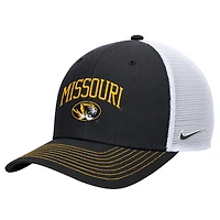 Men's Nike Black Missouri Tigers Rise Adjustable Trucker Hat