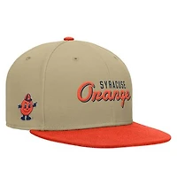 Men's Nike Beige/Orange Syracuse Orange Pro Dri-FIT Snapback Hat