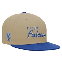 Men's Nike Beige/Royal Air Force Falcons Pro Dri-FIT Snapback Hat