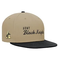 Men's Nike Beige/Black Army Black Knights Pro Dri-FIT Snapback Hat