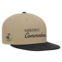 Men's Nike Beige/Black Vanderbilt Commodores Pro Dri-FIT Snapback Hat