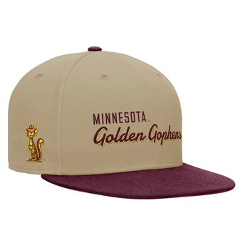 Men's Nike Beige/Maroon Minnesota Golden Gophers Pro Dri-FIT Snapback Hat