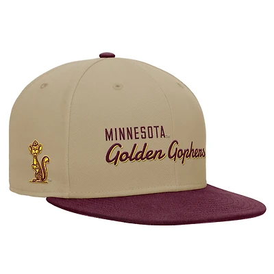 Men's Nike Beige/Maroon Minnesota Golden Gophers Pro Dri-FIT Snapback Hat