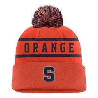 Men's Nike Orange Syracuse Orange Peak Cuffed Knit Hat with Pom