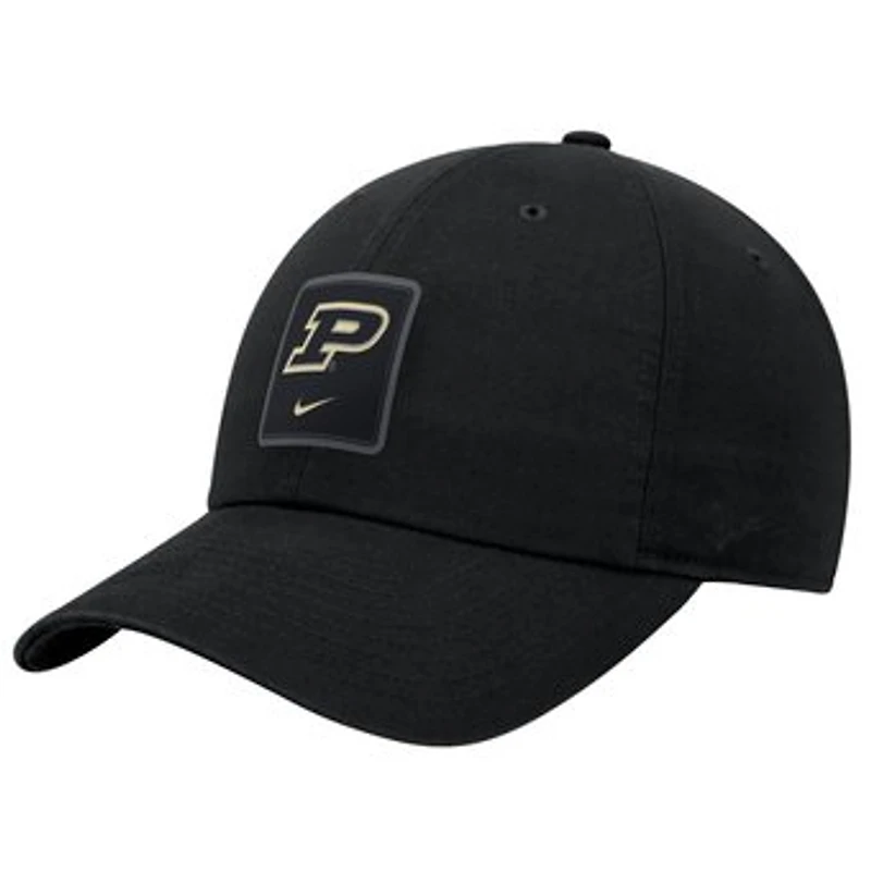 Men's Nike Black Purdue Boilermakers 2026 On-Field Club Adjustable Hat