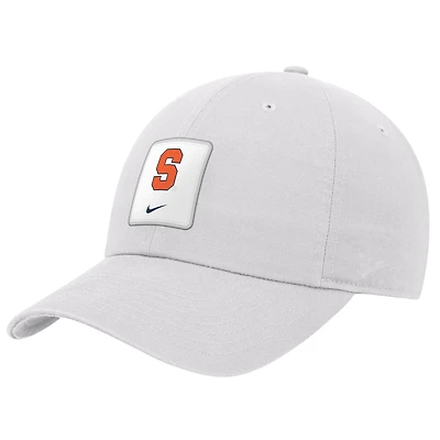 Men's Nike White Syracuse Orange 2026 On-Field Club Adjustable Hat