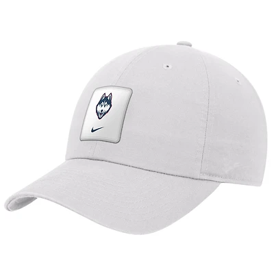 Men's Nike White UConn Huskies 2026 On-Field Club Adjustable Hat