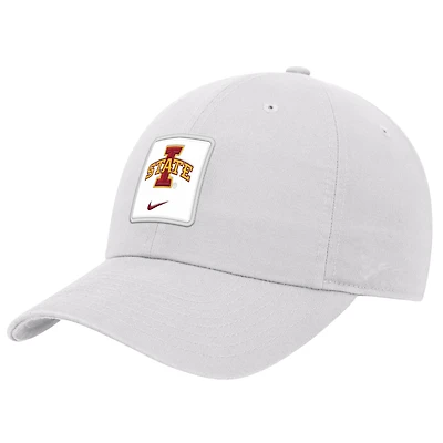 Men's Nike White Iowa State Cyclones 2026 On-Field Club Adjustable Hat