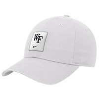 Men's Nike White Wake Forest Demon Deacons 2026 On-Field Club Adjustable Hat