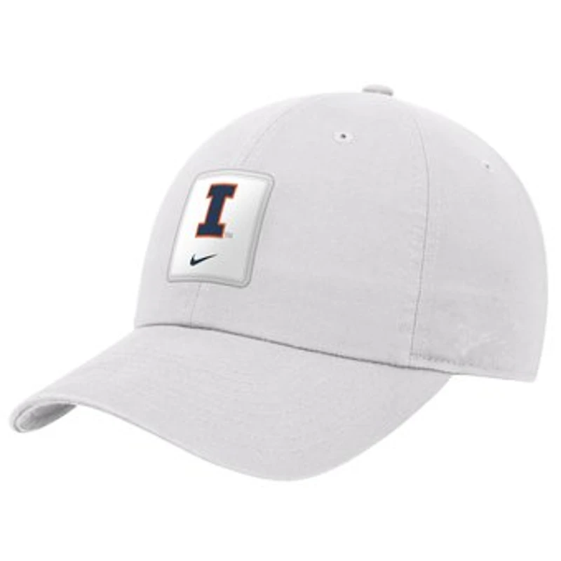 Men's Nike White Illinois Fighting Illini 2026 On-Field Club Adjustable Hat