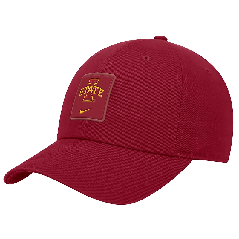 Men's Nike Cardinal Iowa State Cyclones 2026 On-Field Club Adjustable Hat