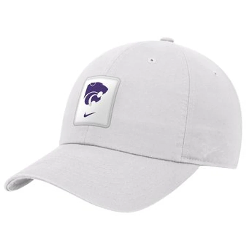 Men's Nike White Kansas State Wildcats 2026 On-Field Club Adjustable Hat