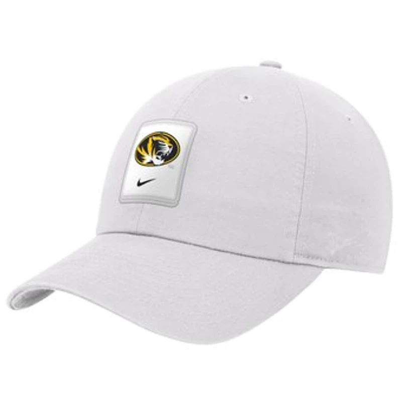 Men's Nike White Missouri Tigers 2026 On-Field Club Adjustable Hat