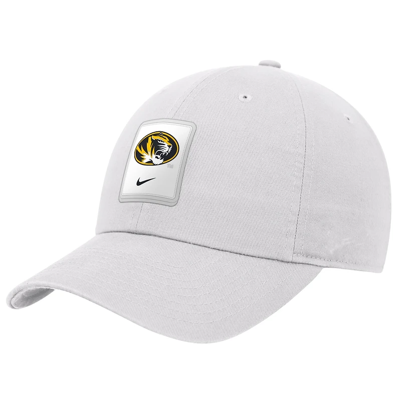 Men's Nike White Missouri Tigers 2026 On-Field Club Adjustable Hat