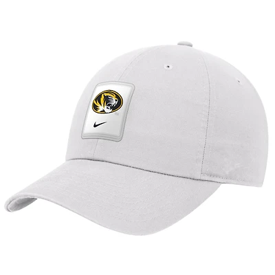 Men's Nike White Missouri Tigers 2026 On-Field Club Adjustable Hat