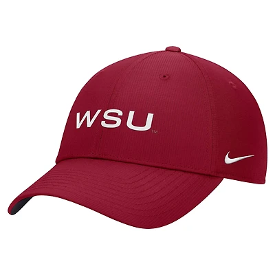 Men's Nike Crimson Washington State Cougars 2026 Sideline Ripstop Dri-FIT Adjustable Hat