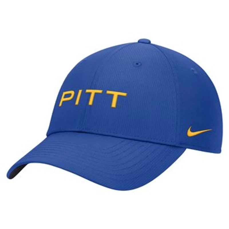 Men's Nike Royal Pitt Panthers 2026 Sideline Ripstop Dri-FIT Adjustable Hat