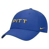 Men's Nike Royal Pitt Panthers 2026 Sideline Ripstop Dri-FIT Adjustable Hat