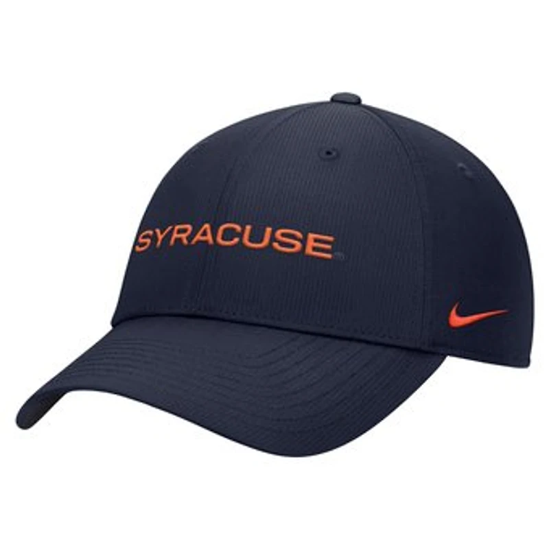 Men's Nike Navy Syracuse Orange 2026 Sideline Ripstop Dri-FIT Adjustable Hat