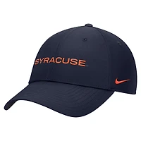 Men's Nike Navy Syracuse Orange 2026 Sideline Ripstop Dri-FIT Adjustable Hat