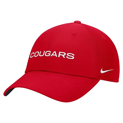 Men's Nike Red Houston Cougars 2026 Sideline Ripstop Dri-FIT Adjustable Hat