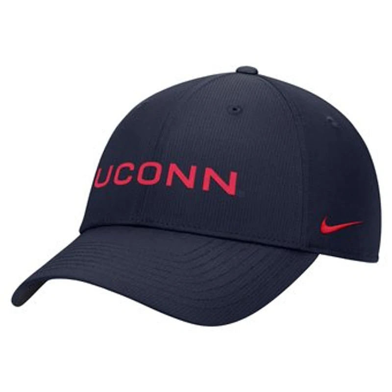 Men's Nike Navy UConn Huskies 2026 Sideline Ripstop Dri-FIT Adjustable Hat