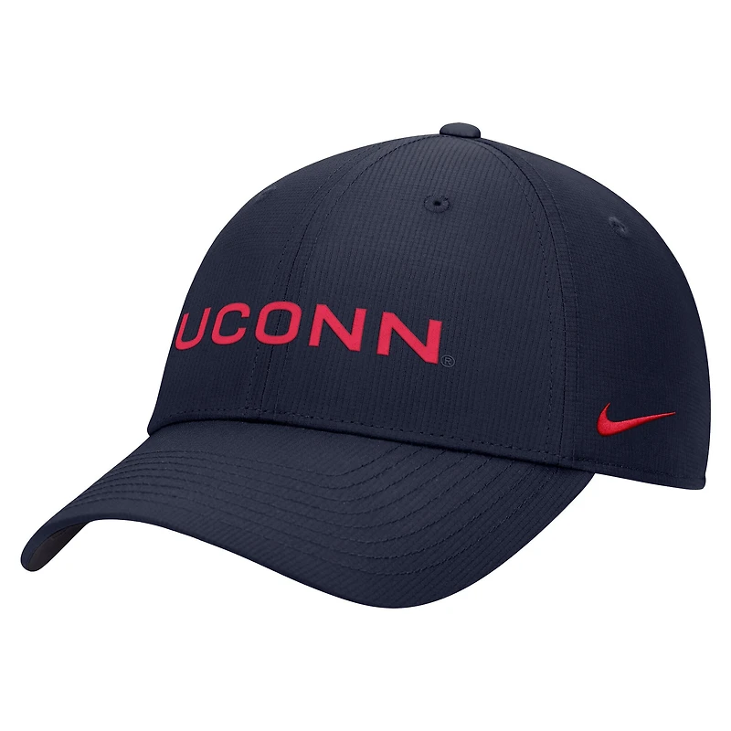 Men's Nike Navy UConn Huskies 2026 Sideline Ripstop Dri-FIT Adjustable Hat