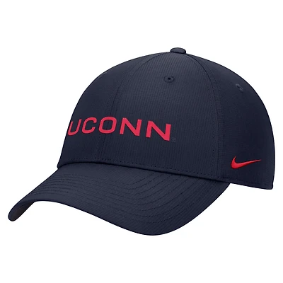 Men's Nike Navy UConn Huskies 2026 Sideline Ripstop Dri-FIT Adjustable Hat