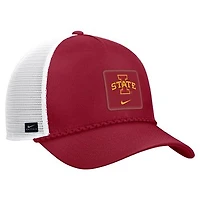 Men's Nike Cardinal Iowa State Cyclones 2026 On-Field Rope Adjustable Trucker Hat