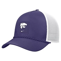 Men's Nike Purple Kansas State Wildcats 2026 On-Field Rope Adjustable Trucker Hat