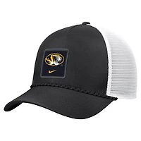 Men's Nike Black Missouri Tigers 2026 On-Field Rope Adjustable Trucker Hat