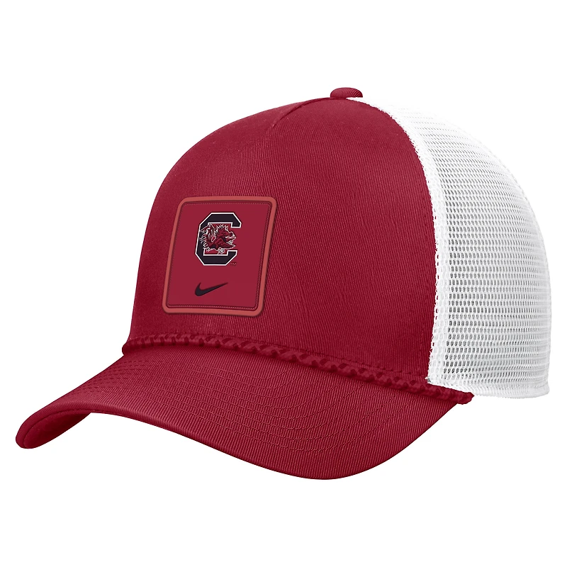 Men's Nike Garnet South Carolina Gamecocks 2026 On-Field Rope Adjustable Trucker Hat