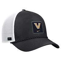 Men's Nike Black Vanderbilt Commodores 2026 On-Field Rope Adjustable Trucker Hat