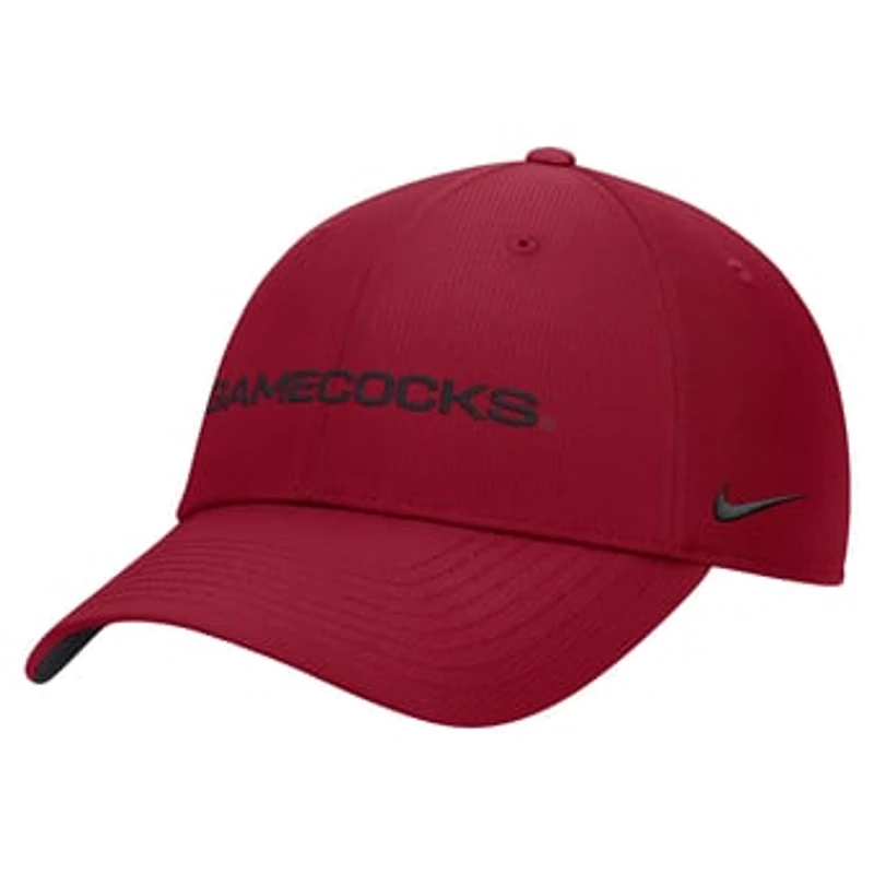 Men's Nike Garnet South Carolina Gamecocks 2026 On-Field AeroBill SwooshFlex Dri-FIT Hat