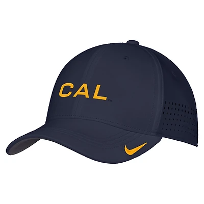 Men's Nike Navy Cal Bears 2026 On-Field AeroBill SwooshFlex Dri-FIT Hat