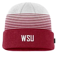 Men's Nike Crimson/White Washington State Cougars 2026 On-Field Gradient Terra Cuffed Knit Hat
